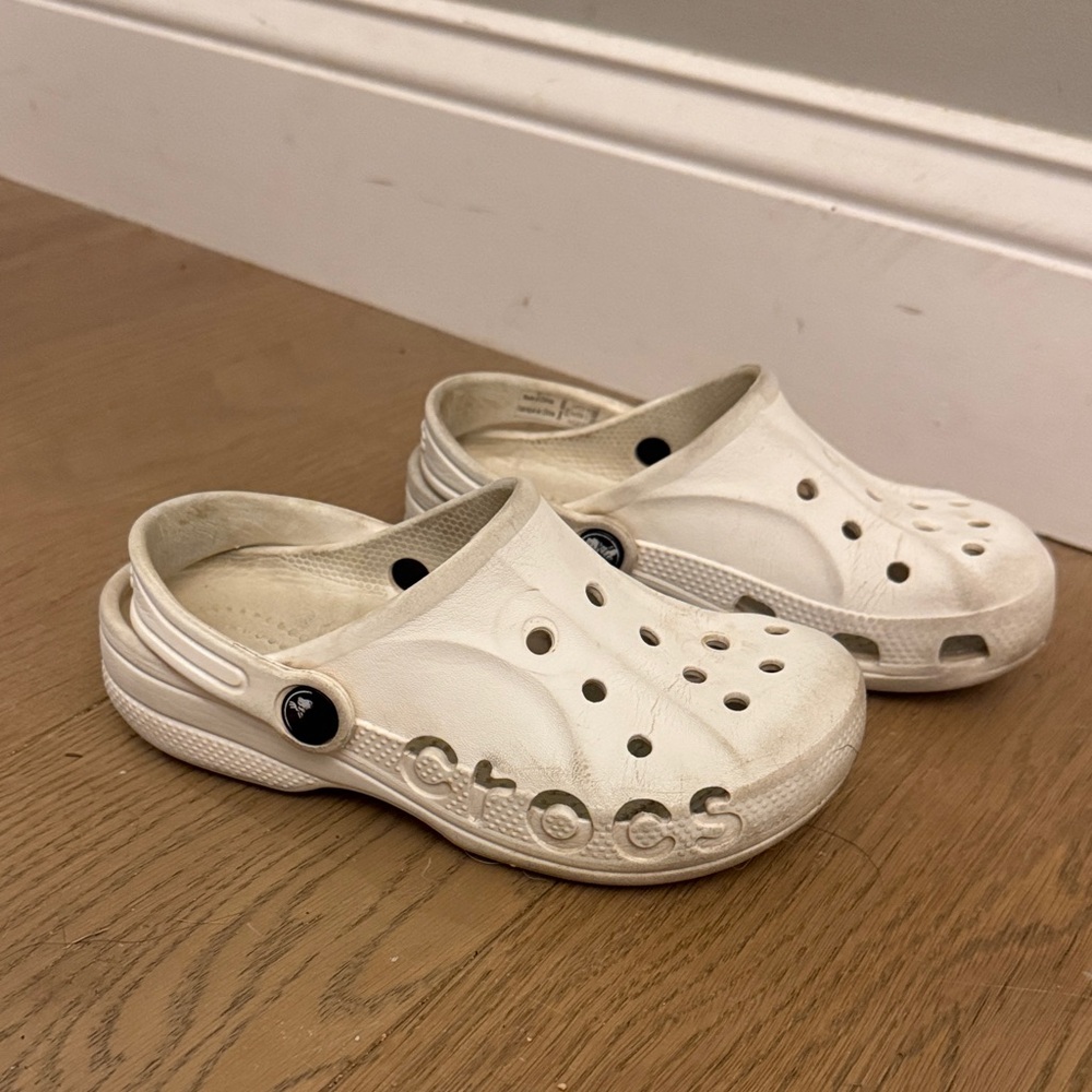 CROCS Kids Slip-On Sandals - White